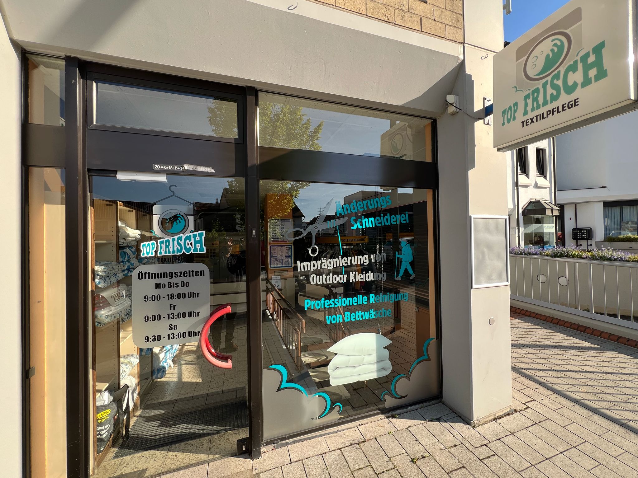 Top Frisch Textilpflege Ladenfront